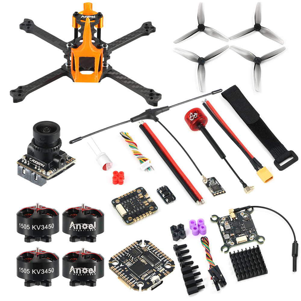 Speedybee F405 V4 Bls 55A Stack - طقم طائرة بدون طيار Angel35 مقاس